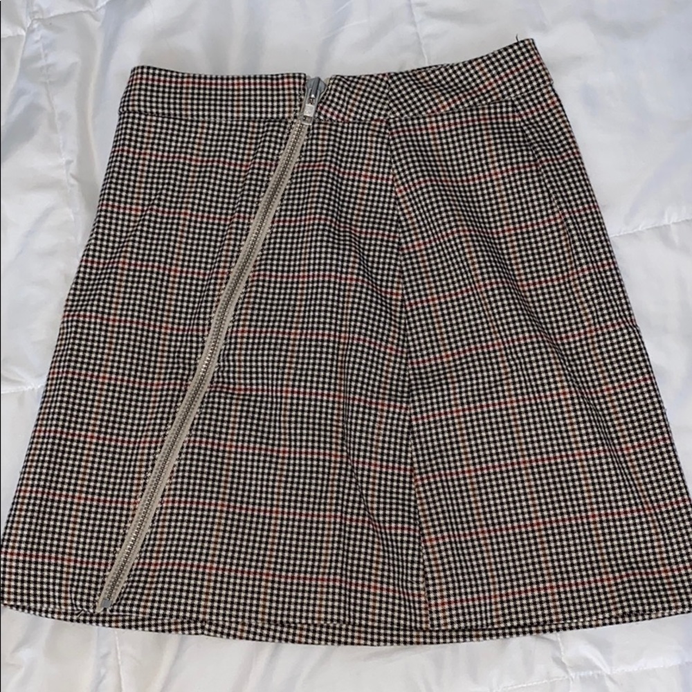plaid kohl’s juniors skirt size 3